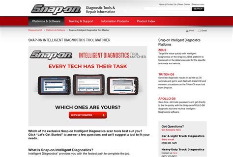 snap on website